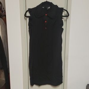 Adorable black love Moschino dress size 6